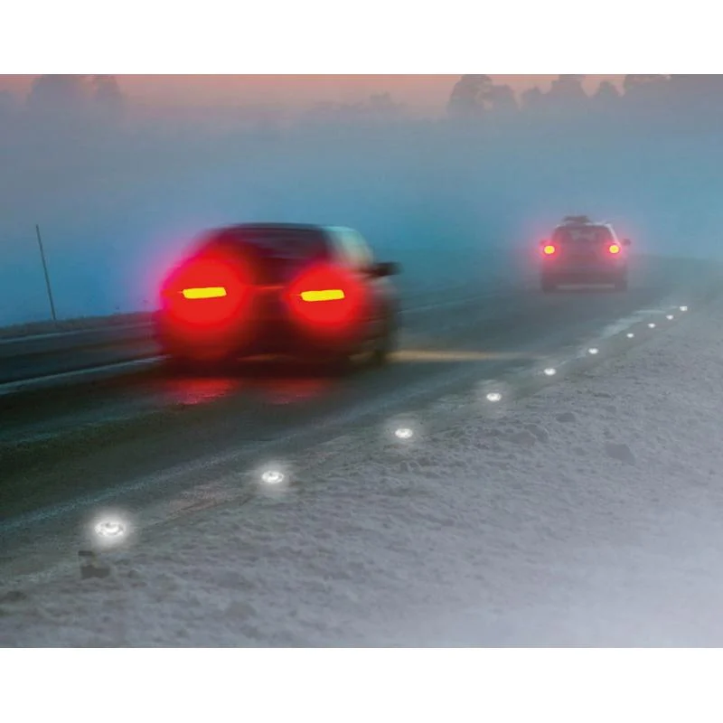 Plot routier rétroréfléchissant en verre ø 51 mm - Lot de 6 plots_1