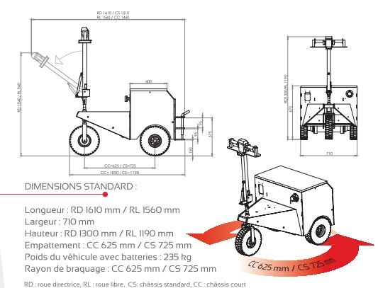 Pta-2/pta-2+ - tracteur pousseur - sti constructeur - capacité maximale supportée 4000 kg_1