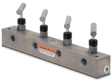 AM41, Premounted Hydraulic Manifold, 1 inlet, 4 outlet ports_1
