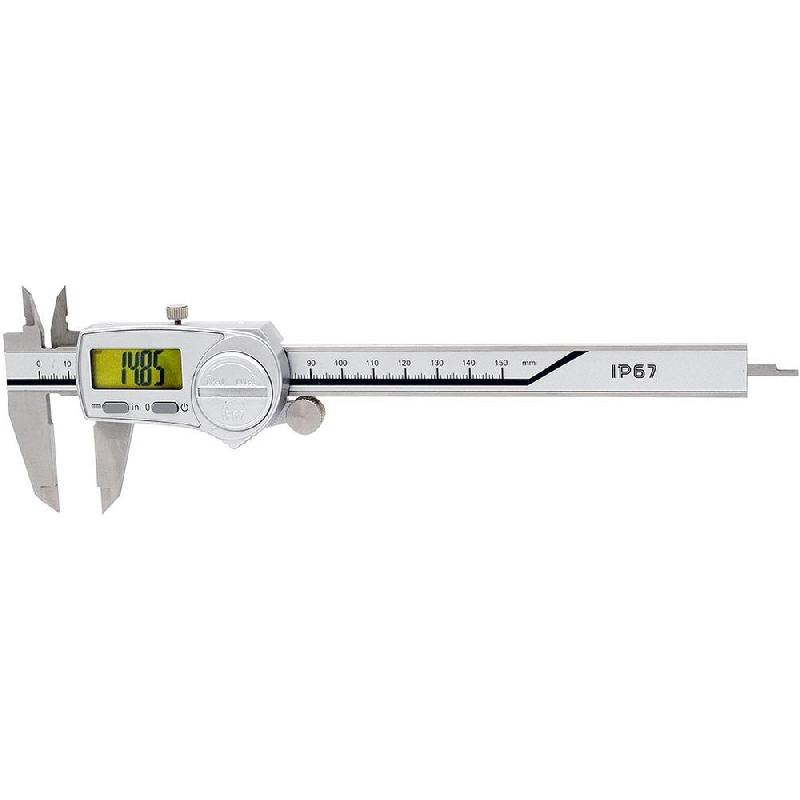 Pied à coulisse digital IP67 - 200 mm - Lecture 0,01 mm - Conversion mm/inch - Réf. 779200_1