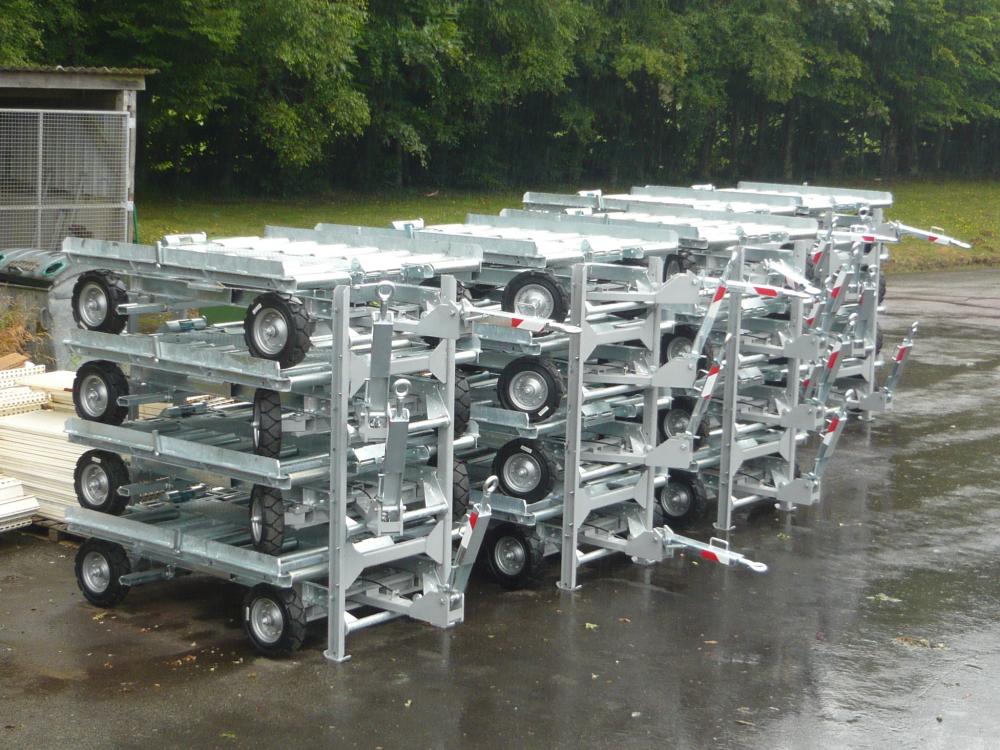 Remorque à train avant pivotant Porte conteneur - MS1500 35_1