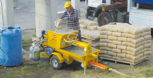 Transporteur de chape liquide autonivelante et de béton cellulaire - S8CM_1