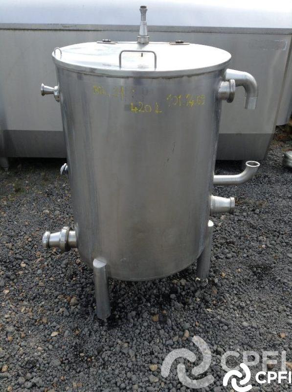 Bac de lancement 420 L - demi-couvercle - 1500 mm HT - 770 mm Diam - 86 KG_1