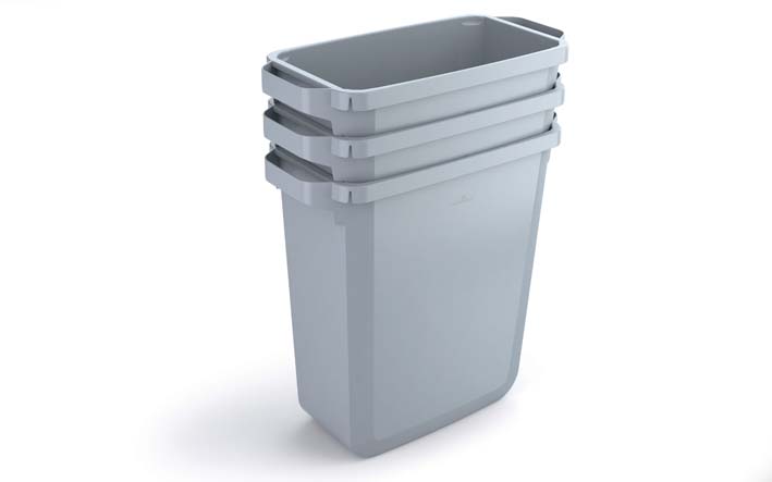 Conteneur à déchets DURABIN 60 litres - Réf. 1800496 - Polypropylène durable et compact_1