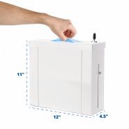 Distributrice de masques respiratoires - Area Machines - Capacité 100 masques - Fixation murale_1