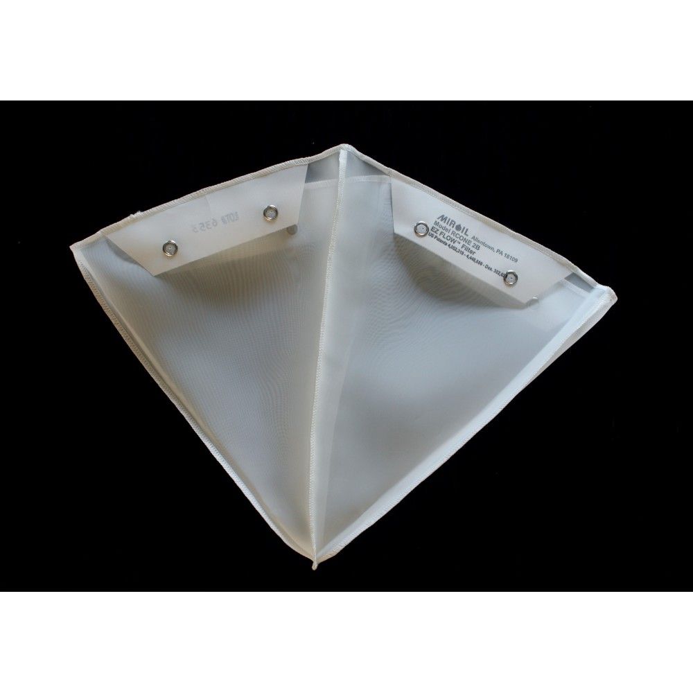 Poche de rechange lavable carrée pour filtre d'huile de friteuse 15L - FM15 Cone2B - SARL Développement Durable_1