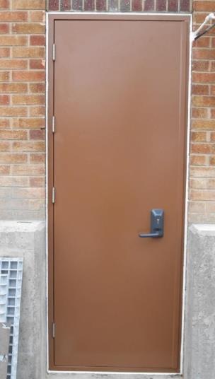 Porte anti-inondation Flo-Secur ST - acier étanche 840mm - options barre anti-panique et coupe-feux_1