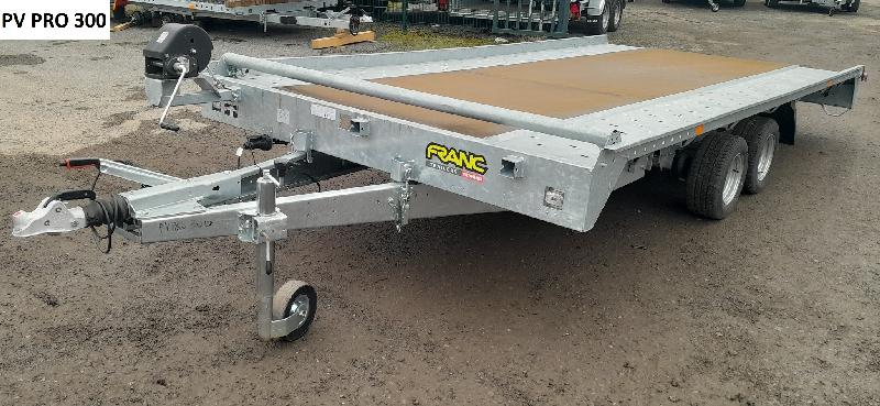 Remorque porte voiture-plateau - 4,50 X 2,09 M - 3000 KG - Hydraulique - FRANC PVPRO 300_1