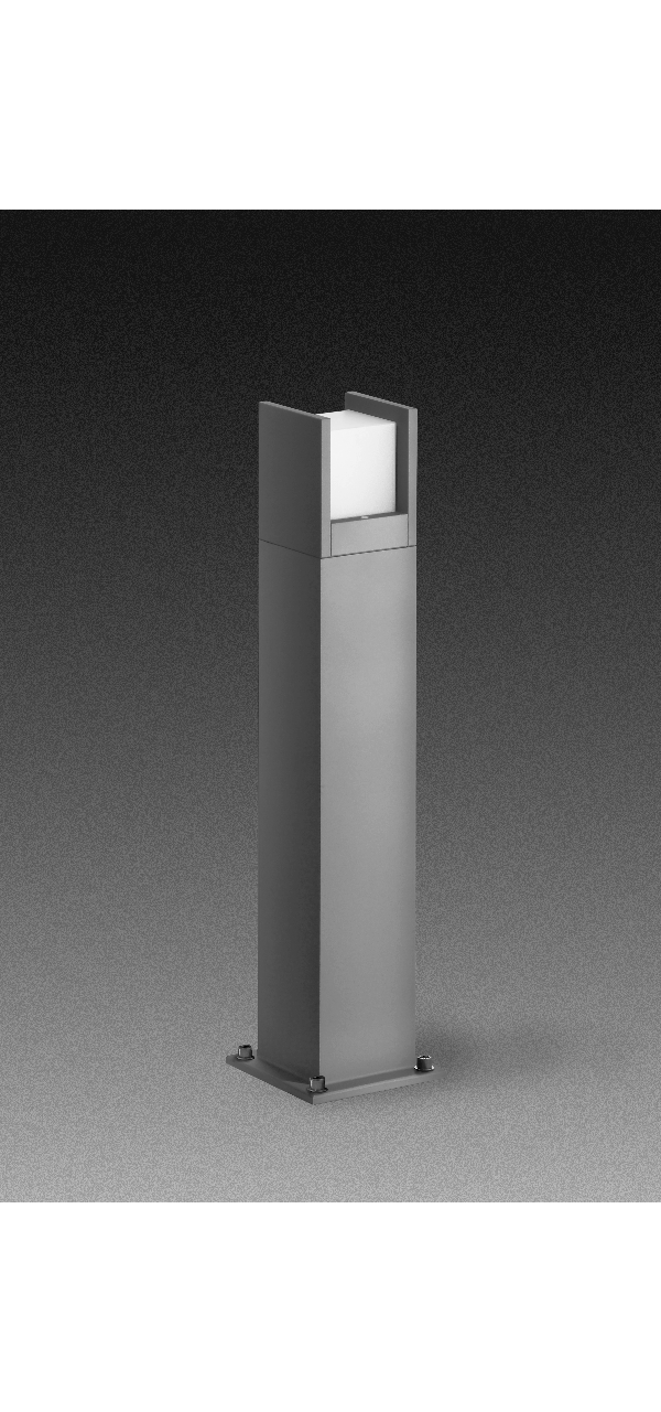 Borne lumineuse FERRARA 900 - LED 7W - Aluminium - Hauteur 0.9 m - IP54 - Diffuseur en verre polyacrylique_0