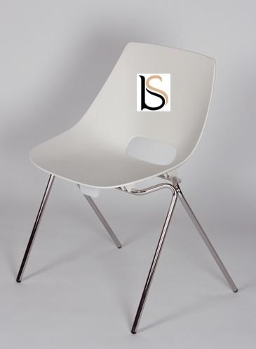 Chaise polyvalente en polypropylene pull - jaune, avec accroche_2