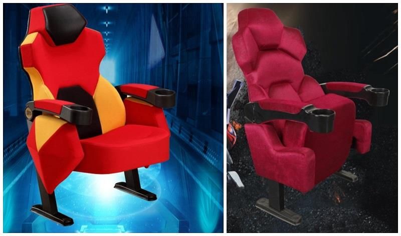 Fauteuil de cinéma - Linsen Seating LS-611 - hauteur totale 1090mm, cadre en acier, accoudoirs avec porte-gobelets_1