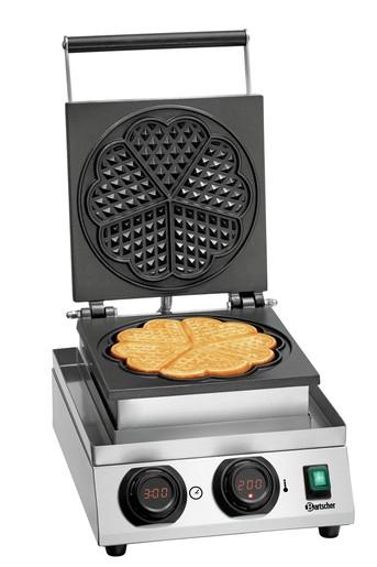 Gaufrier MDI 1HW-AL Gaufre en coeur Ø210mm Bartscher_1