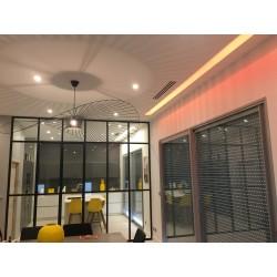 Luminaire LED encastré de 35W avec faisceau de 90° et indice de protection IP54