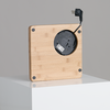 Plateau d'accueil WOODY 0.6L noir - Bambou durable avec bouilloire en acier inoxydable_1