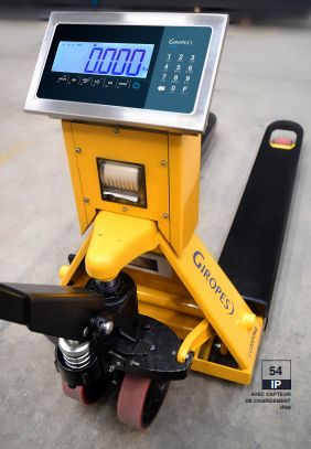 TP410 - Transpalette peseur Giropes avec ou sans imprimante - Portées : 1000 à 2000 kg_1