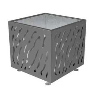 Bac à palmier en tôle d'acier galvanisé découpé - VENISE - 3 dimensions disponibles - Châssis en tube d'acier galvanisé_1