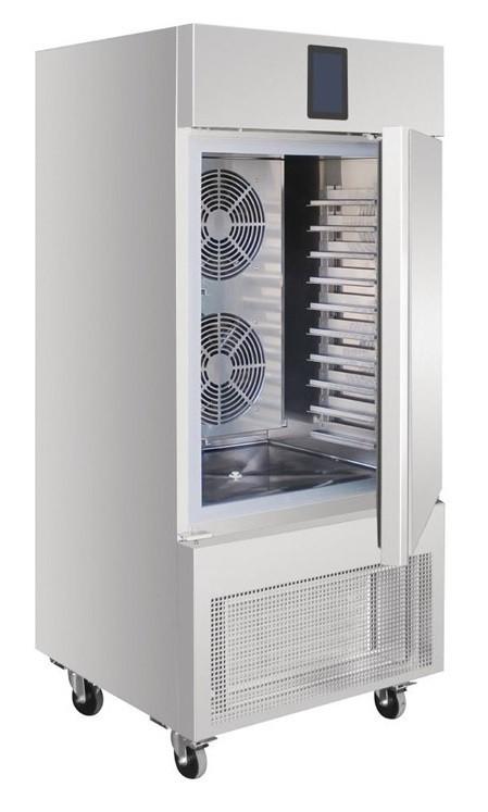 Cellule de refroidissement rapide et surgélation à commandes tactiles - 10 niveaux gn 1/1 - avec roulettes_1