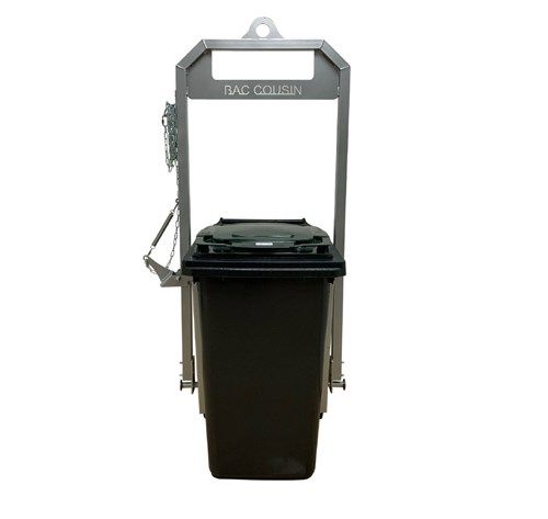 Conteneur roulant 3 roues - 240L - Polyéthylène haute densité - Maniabilité optimale_1