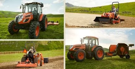 Tracteur agricole DK5310SE HST - Kioti - moteur diesel Daedong ECO 50,3 hp (37,5 kW) - transmission HST - conception ROPS_1