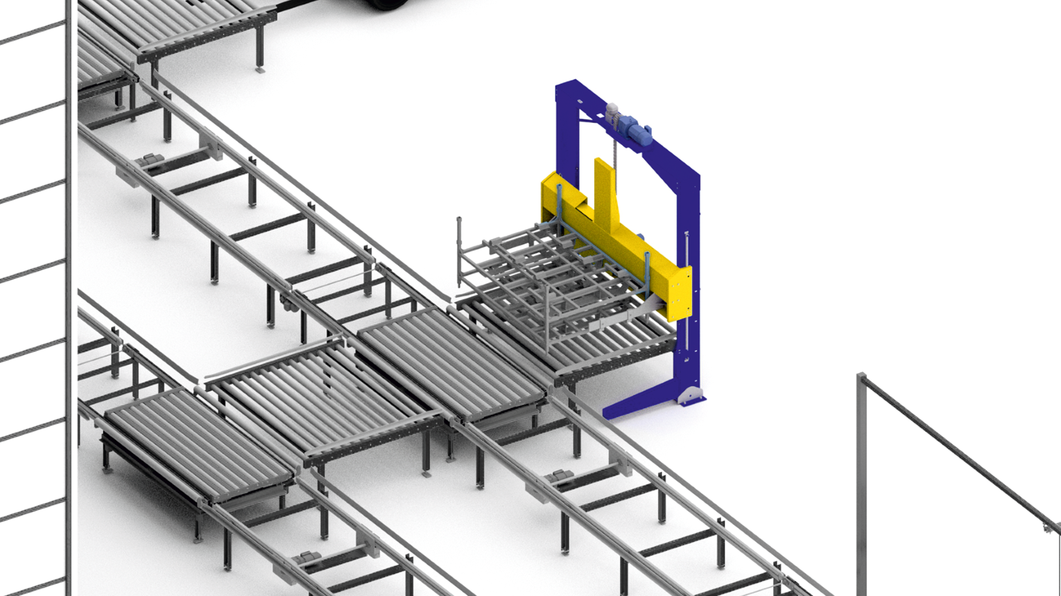 Empileur et dépileur de palettes vides pour tous secteurs d'activités_1