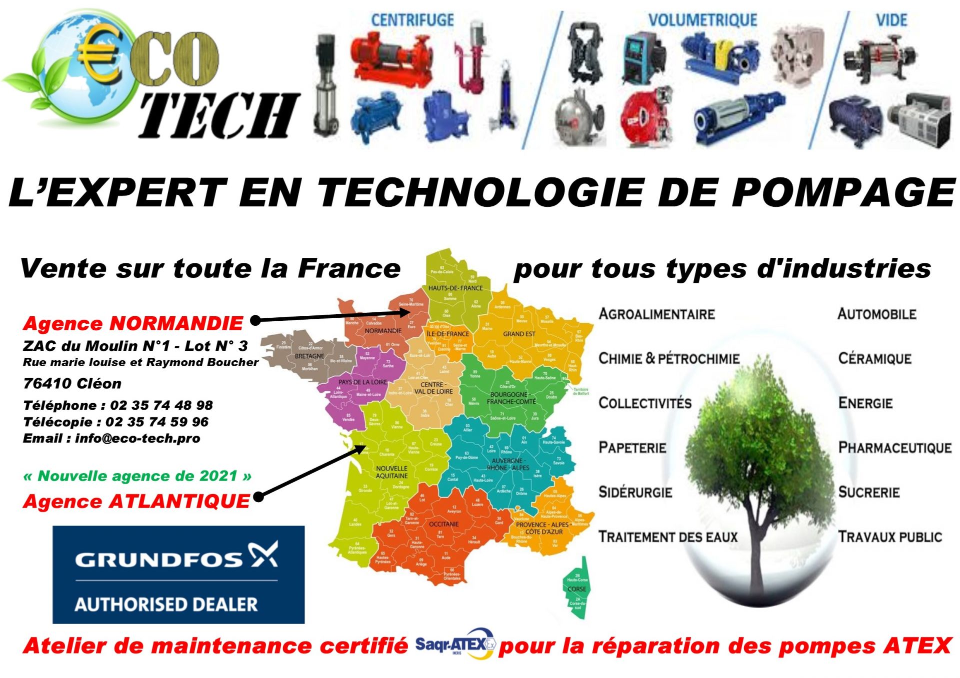 Groupe de surpression 4 pompes  connectées en parallèles hydro mpc grundfos_1