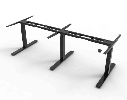 Piètement motorisé pour bureau assis debout - MEETDESK - Hauteur réglable 65-130 cm - Charge 150 kg - 3 moteurs_1