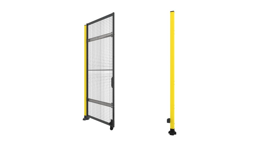 Porte coulissante rail télescopique simple - X-Guard - Flexible et adaptée aux espaces restreints_1