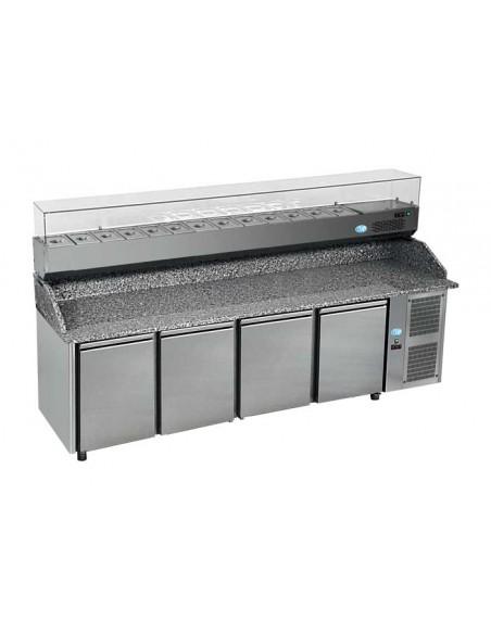 Table 800 GN1/1 - Pizza 4 portes - Référence: PIZ 4P 800_1