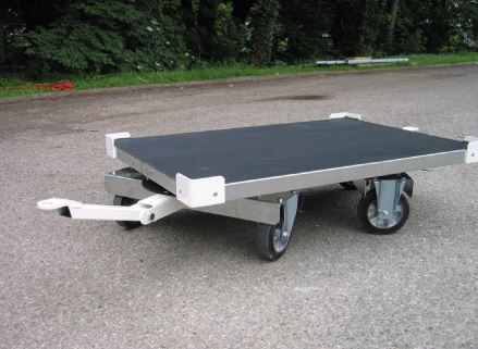 Base roulante classique à double rond d'avant-train - Transport de charges jusqu'à 1.2 T dans les allées étroites_1