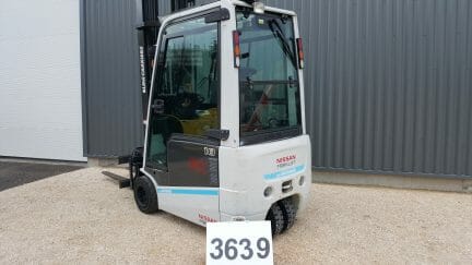Chariot élévateur frontal électrique d'occasion - Nissan TX3-18 - Triplex - 1800 kg - Hauteur 6880 mm - Année 2015_1