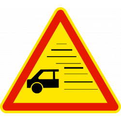 Panneau de danger AK32 - Annonce de nappes de brouillard ou de fumées épaisses_1