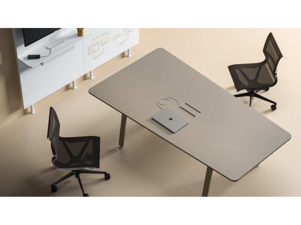 Table connectée moderne TAKE OFF EVO & COUNTRY - idéale pour réunions, travail en équipe et présentations_1