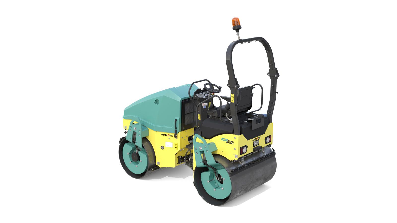 Compacteur tandem ARX 40-2 Ammann - Poids d'exploitation 4160 kg - Largeur de bille 1300 mm - Moteur Kubota conforme normes européennes_1