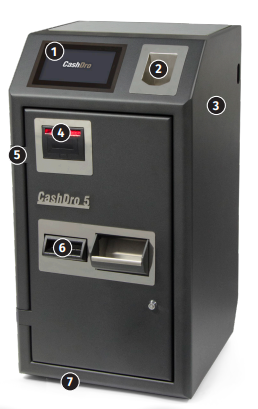 Monnayeur automatique polyvalent avec système anti-levier -CashDro5_1