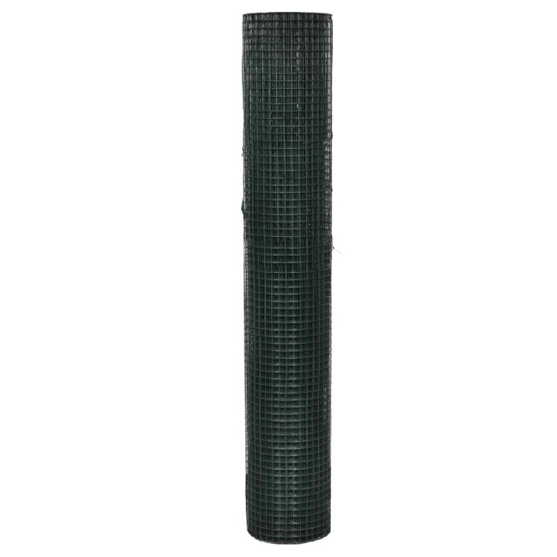Vidaxl grillage pour volière acier galvanisé 1 x 25 m vert 140440_1