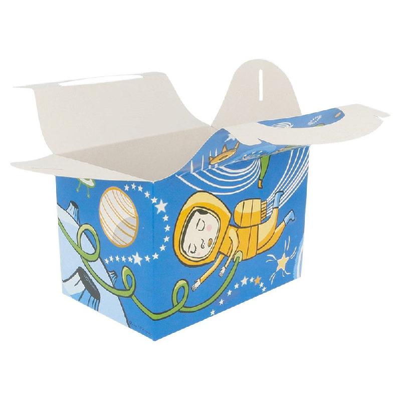 Boîte menu enfant carton Espace 17x16x10cm - par 300_1
