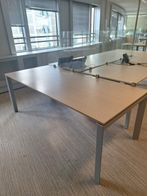 Bureau open space - structure en U d'occasion - ergonomique et design contemporain_1
