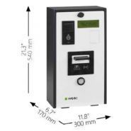 Système de gestion de parking ParQube LE - station d'entrée FAAC avec imprimante thermique et lecteur de cartes_1