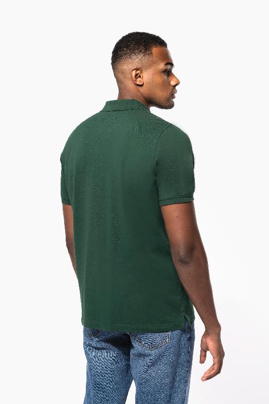 Polo piqué Bio180 homme - Réf: K2025 - 100% coton biologique - Maille piquée - Marque Kariban_1