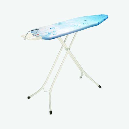 Table à repasser taille B -124 x 38 cm, pour fer vapeur Brabantia standard B - repose-fer flexible pour gauchers ou droitiers_1