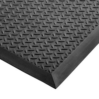 Tapis pour Production alimentaire - Anti-fatigue, Noir - Cushion Flex® 489 Notrax_1