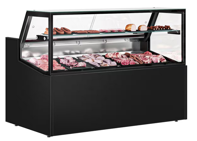 Vitrine réfrigérée avec service-arrière 158 x 91 cm_1