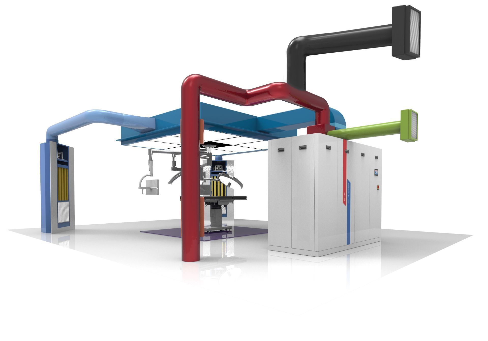 Armoire Clinicair 3 pour contrôle de la qualité de l'air en milieu médical