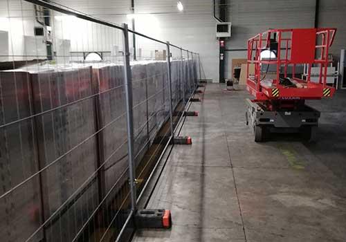 Clôture grillagée standard 3.5m*2m - temporaire, légère et pré-galvanisée_1