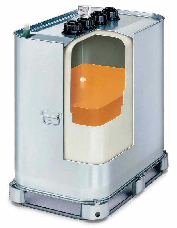 Cuve double paroi pour transport et stockage de Fioul, Gasoil, Gnr - Capacité 1000 L - VET1000_1