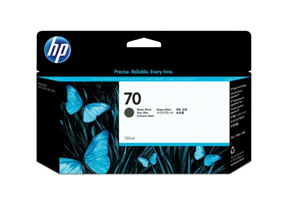 HP 70 cartouche d'encre DesignJet noir mat, 130 ml_1