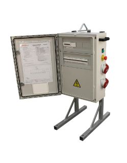 Mcpatcx505 - Armoire électrique de chantier - H2MC - Polyester IK10/IP66 - Fil incandescent 960°C/V0 - Normes EN61439_1