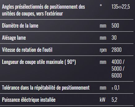 Sw 453 Reverse Garda-3 - Tronçonneuse à double tête Mecal - Alésage lame 30 mm - Positionnement électronique et coupe utile jusqu'à 6000 mm_1