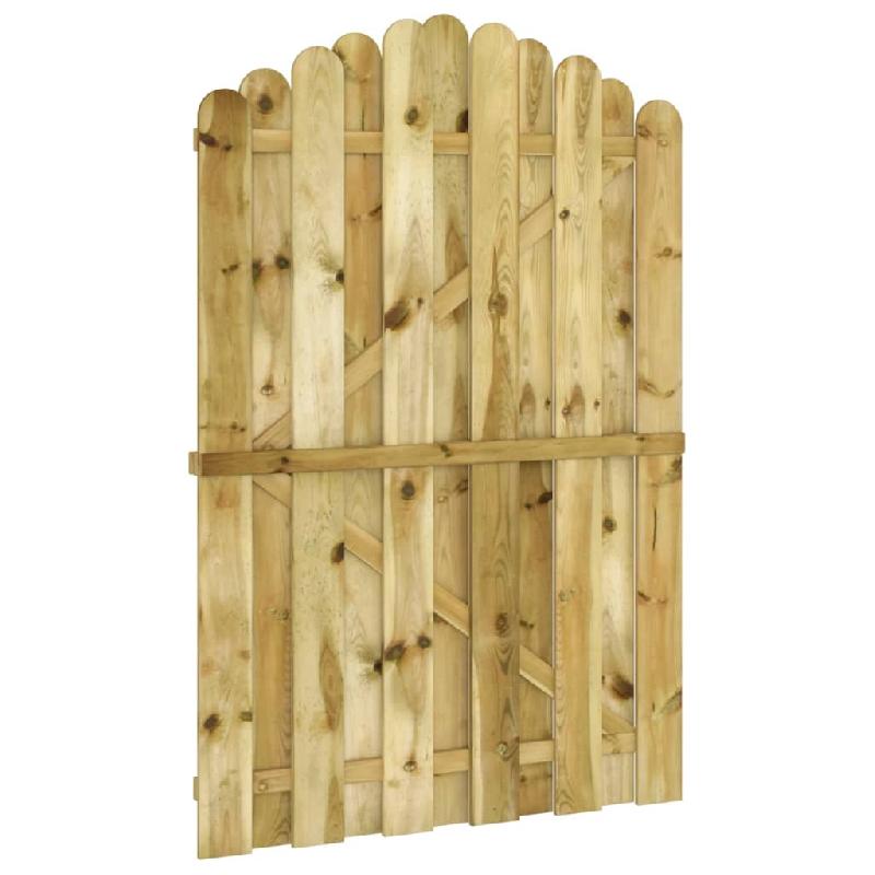 Vidaxl portail de jardin bois de pin imprégné 100x150 cm 45329_1
