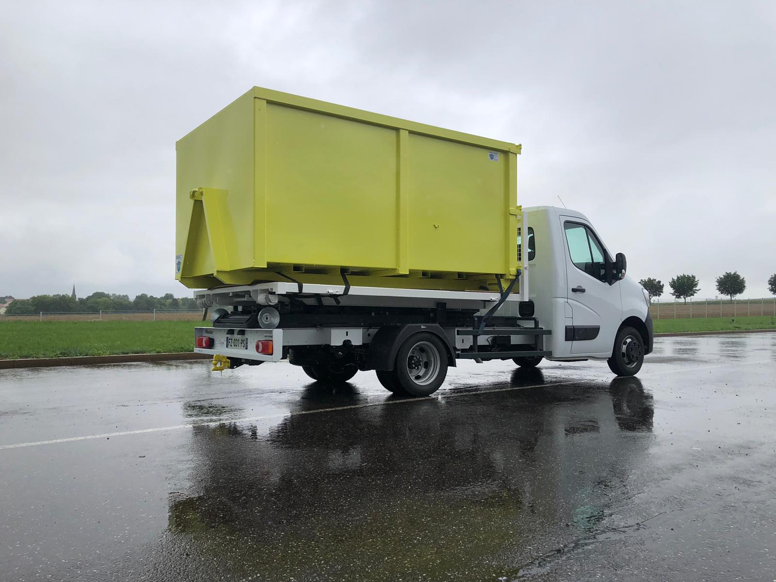 Benne ampliroll 3,5t caisson ouvert 6,4m3  - modèle F 3.2_1